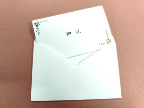お礼状ミニカードミニ封筒セット